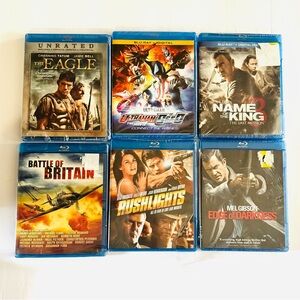 Blu-ray 6 DVD Action Movie Collection